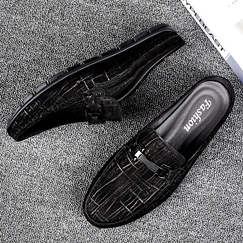 Summer Men Shoes Casual Brand Mens Penny Loafers Leather Half Slipper Breathable Slip on Lazy Driving Shoes Men Moccasins
Summer Men Shoes Casual Brand Mens Penny Loafers Leather Half Slipper Breathable Slip on Lazy Driving Shoes Men Moccasins