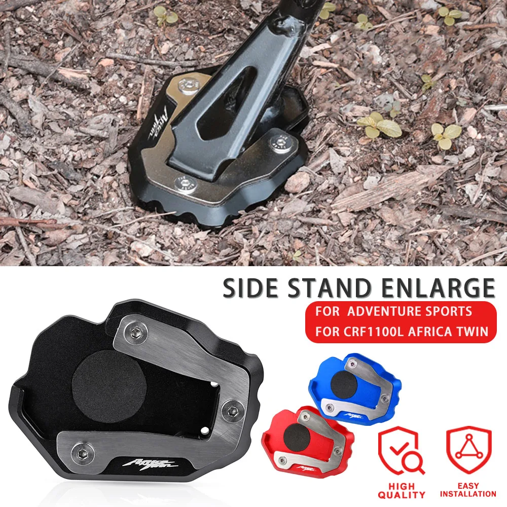 

For Honda CRF1100L CRF 1100 L Africa Twin Adventure Sports DCT 2019-2023 Kickstand Extension Foot Side Stand Enlarger Plate Pad