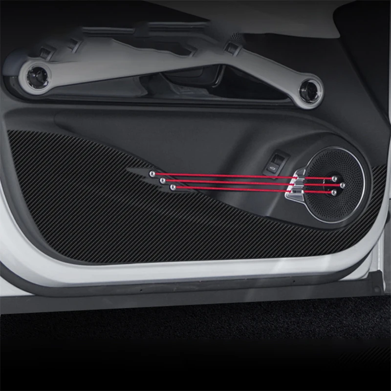 Car Door Anti Kick Pad Carbon Fiber Leather Texture Anti Dirt Protective Sticker Accessory For BYD Atto 3 EV Yuan Plus 2022 2023
Car Door Anti Kick Pad Carbon Fiber Leather Texture Anti Dirt Protective Sticker Accessory For BYD Atto 3 EV Yuan Plus 2022 2023
