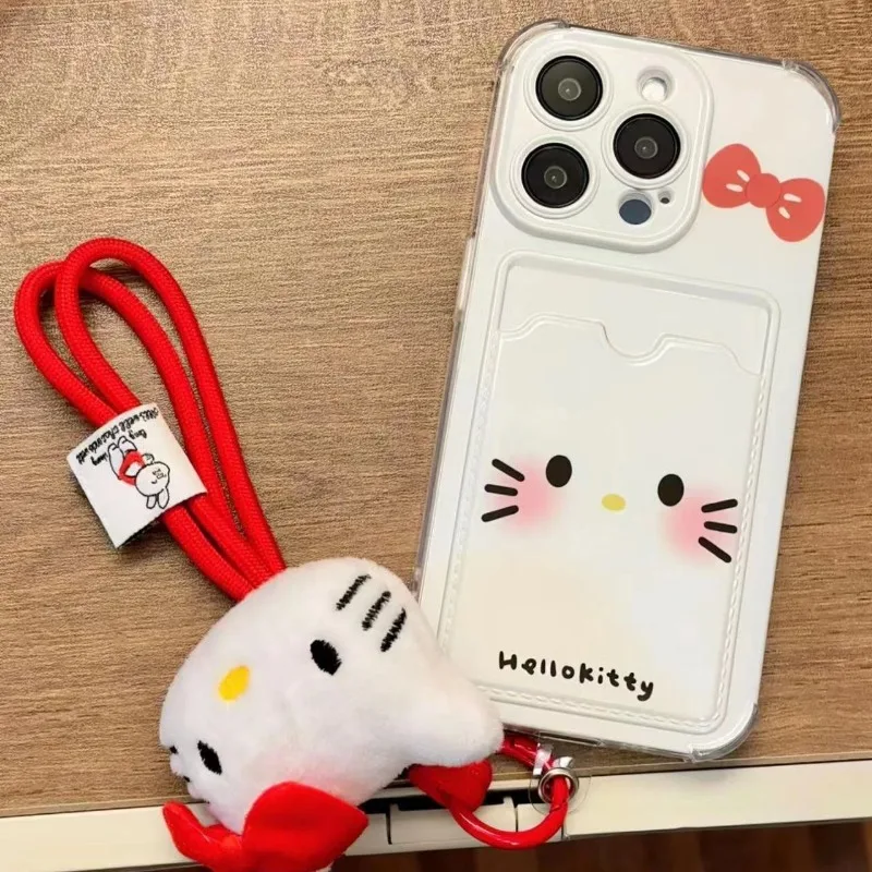 Kawaii Sanrio Anime Hello Kitty TPU Phone Case Cute Cartoon IPhone15 Lovely Lanyard Card Holder White All-inclusiveI for Girls
Kawaii Sanrio Anime Hello Kitty TPU Phone Case Cute Cartoon IPhone15 Lovely Lanyard Card Holder White All-inclusiveI for Girls