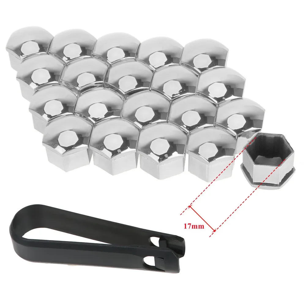 Nut Cap Protect Your Car Wheels from Corrosion with 20 Smooth Silver Alloy Wheel Nut Covers Fits 17mm Bolts or Nuts
Nut Cap Protect Your Car Wheels from Corrosion with 20 Smooth Silver Alloy Wheel Nut Covers Fits 17mm Bolts or Nuts