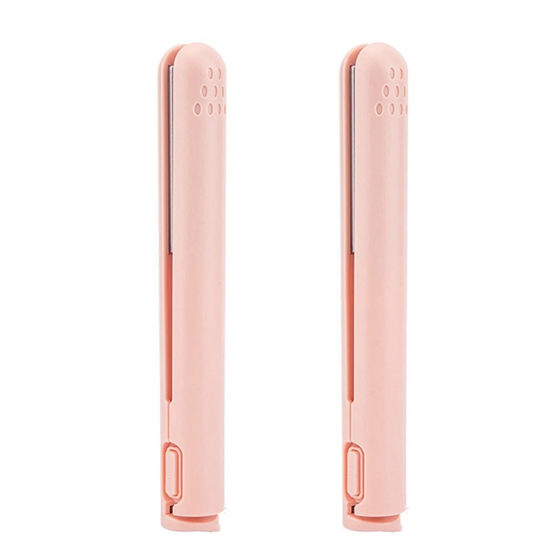 2X USB Cable Mini Portable Hair Straightener For Straight And Curling Dual-Use Curling Irons For Students Pink
2X USB Cable Mini Portable Hair Straightener For Straight And Curling Dual-Use Curling Irons For Students Pink