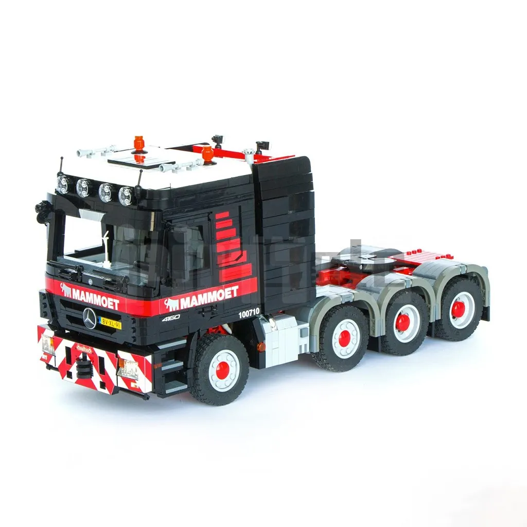 MOC-6075 Mercedes Actros 4160 MP3 - Mammoet by JaapTechnic Building Block Model Spliced Electric Toy Puzzle Kids Gift
MOC-6075 Mercedes Actros 4160 MP3 - Mammoet by JaapTechnic Building Block Model Spliced Electric Toy Puzzle Kids Gift