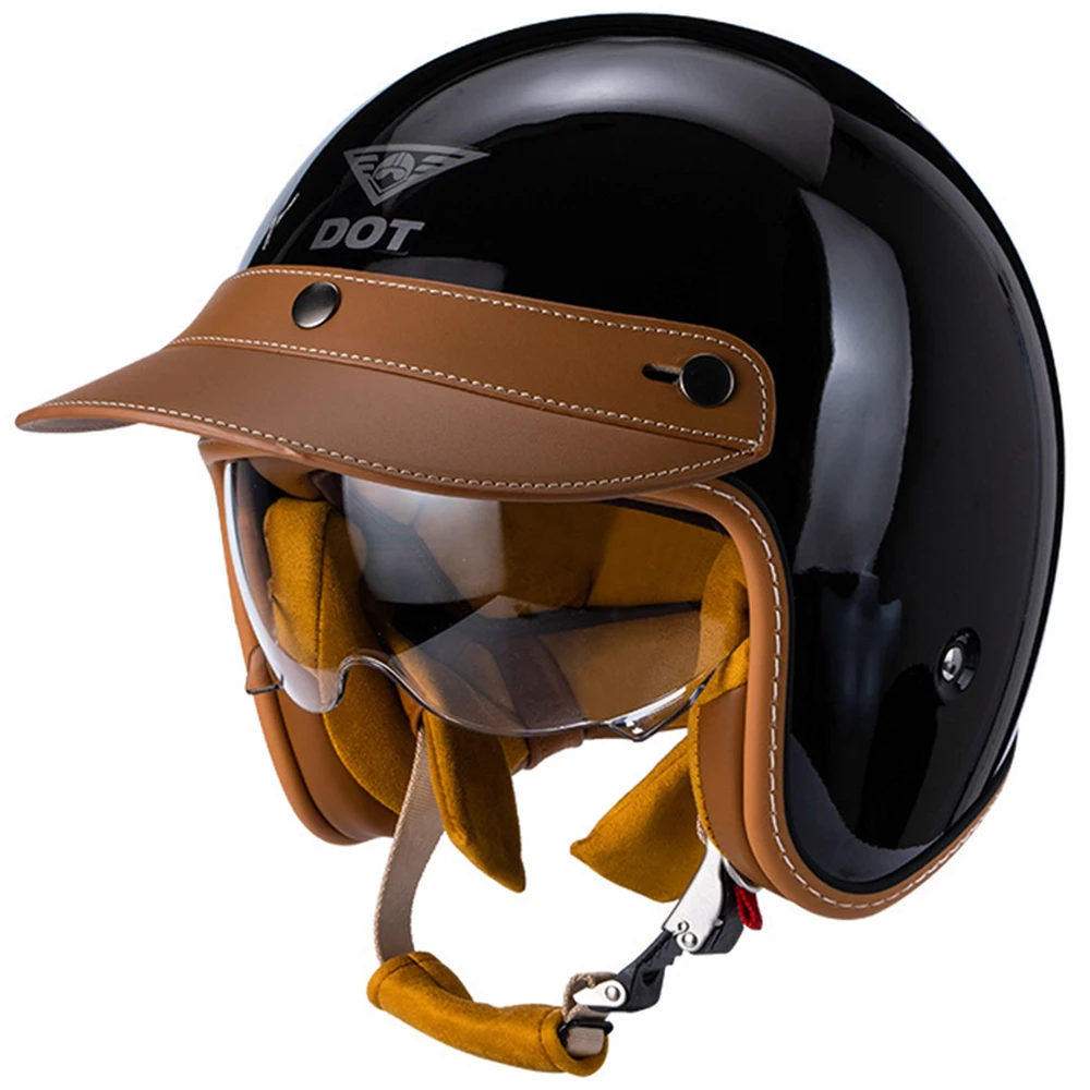 Retro Motorcycle Helmet Four Seasons Helmet Half Face Motorbike Crash Moto Helmet Motorcycle Helmet Men's Woman Helmet Riding
Retro Motorcycle Helmet Four Seasons Helmet Half Face Motorbike Crash Moto Helmet Motorcycle Helmet Men's Woman Helmet Riding