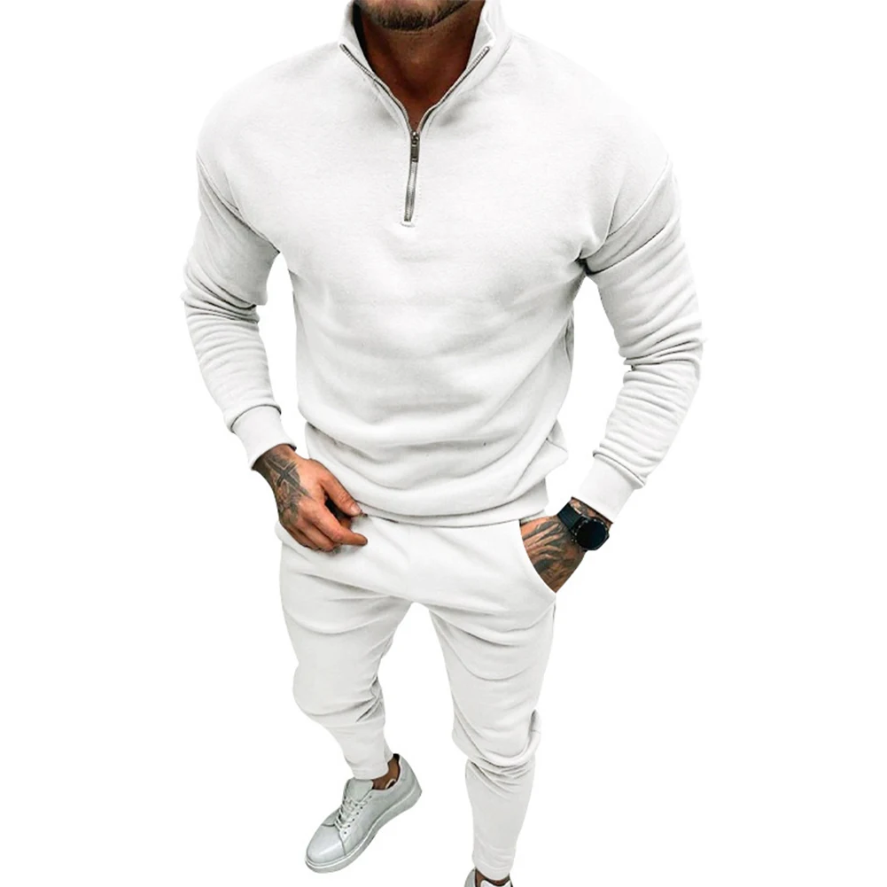 Top Trousers Comfort Trousers Drawstring Walking Fleece Zip-up Long Sleeve Men Outfit Round Neck Set Soft Daily
Top Trousers Comfort Trousers Drawstring Walking Fleece Zip-up Long Sleeve Men Outfit Round Neck Set Soft Daily