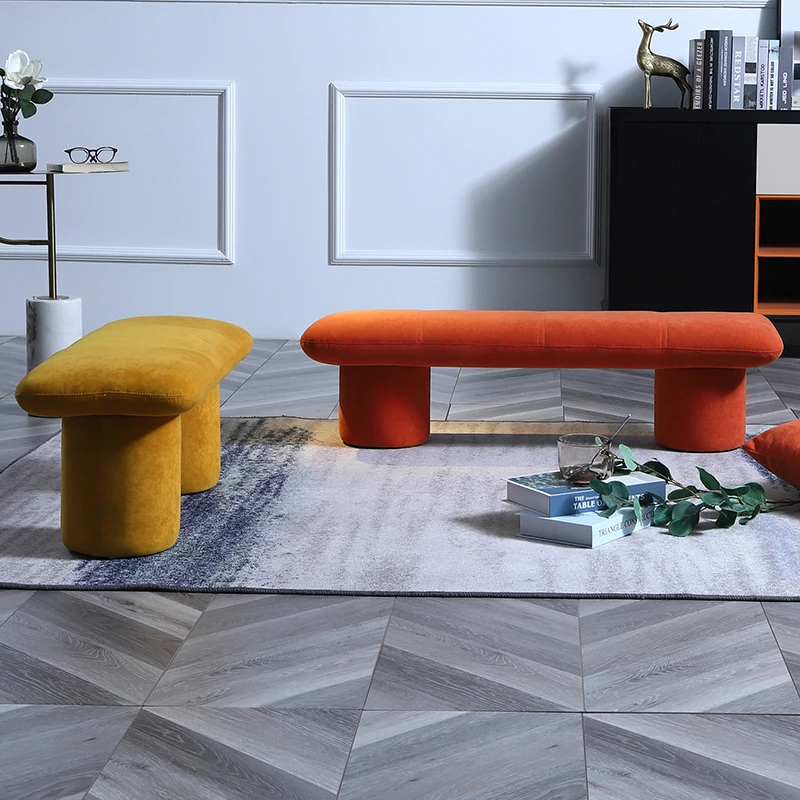 Nordic Designer Bench Living Room Creative Shoe Stool Fashion Sofa Solid Wood Bedroom Upholstered Furniture
Nordic Designer Bench Living Room Creative Shoe Stool Fashion Sofa Solid Wood Bedroom Upholstered Furniture
