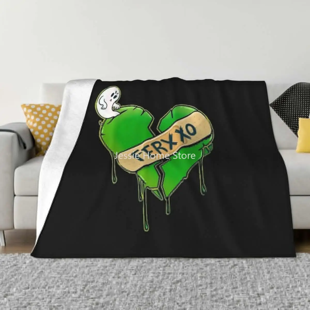 Broken Heart Feid Ferxxo Blanket Fleece Print Portable Warm Throw Blankets for Bed Bedroom Quilt
Broken Heart Feid Ferxxo Blanket Fleece Print Portable Warm Throw Blankets for Bed Bedroom Quilt