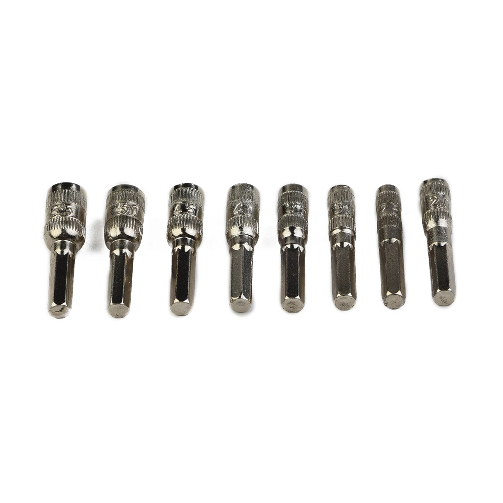 8pcs Hex SocketH4 Screw Metric Driver Hand Tool Drill Bit PH2.0/M2.5-5.5mm Hex Shank Silver Tone Metal Hex Nut Socket Kit
8pcs Hex SocketH4 Screw Metric Driver Hand Tool Drill Bit PH2.0/M2.5-5.5mm Hex Shank Silver Tone Metal Hex Nut Socket Kit