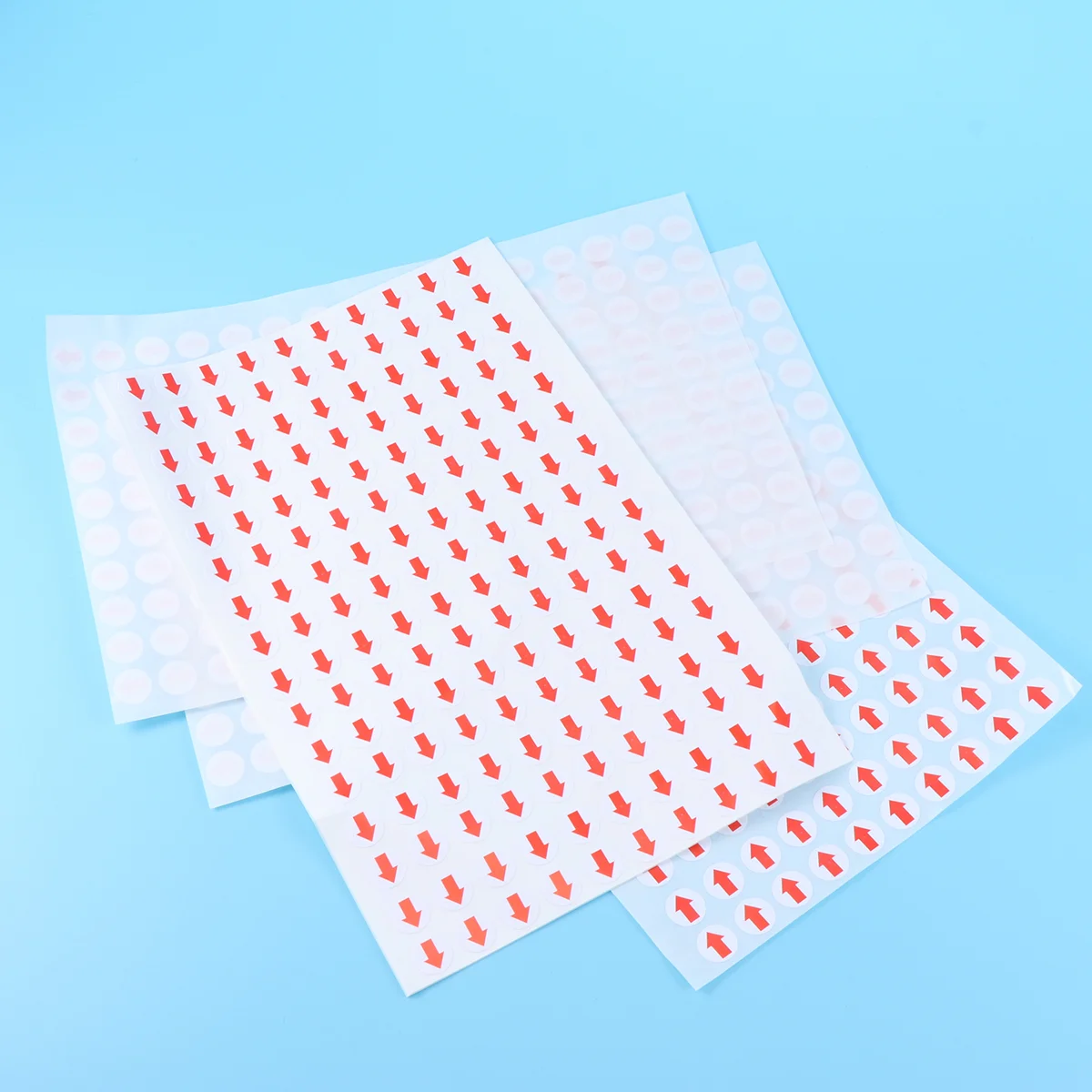 

10 мм Самоклеящиеся наклейки со стрелками, маленькие круглые наклейки-точки, индикаторная лента для проверки дефектов продукта (белый + красный)
