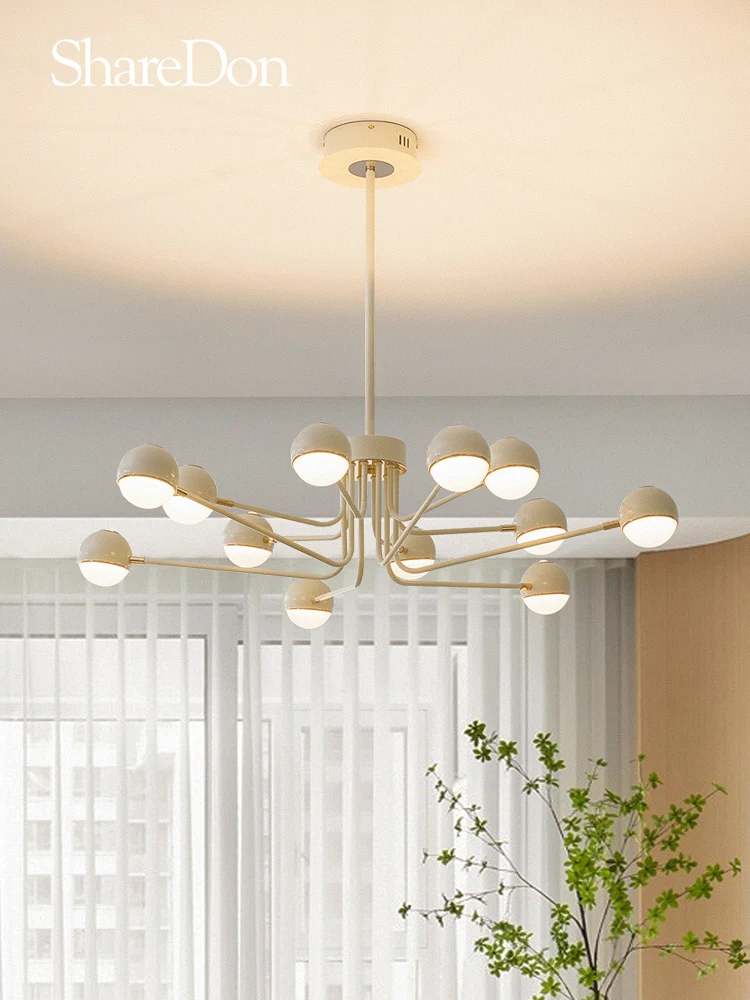Living room chandelier bedroom modern Bauhaus designer simple cream wind dining room lamp
Living room chandelier bedroom modern Bauhaus designer simple cream wind dining room lamp