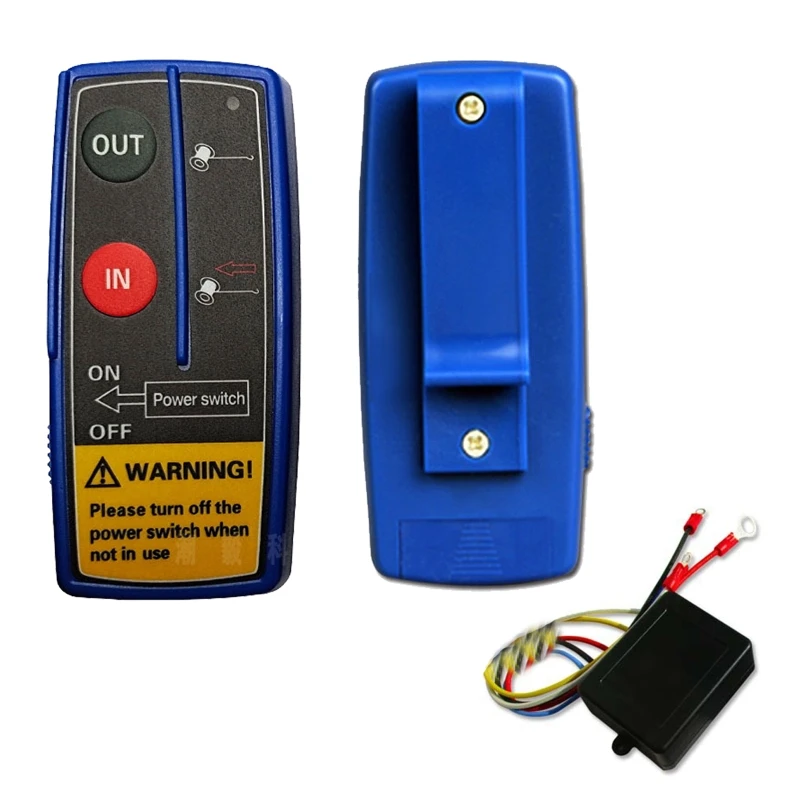 Wireless Electric Digital Winch Remote Control Kit for Jeep-Truck Towing Off-Road SUV 12V 24V Switch Handset Waterproof
Wireless Electric Digital Winch Remote Control Kit for Jeep-Truck Towing Off-Road SUV 12V 24V Switch Handset Waterproof
