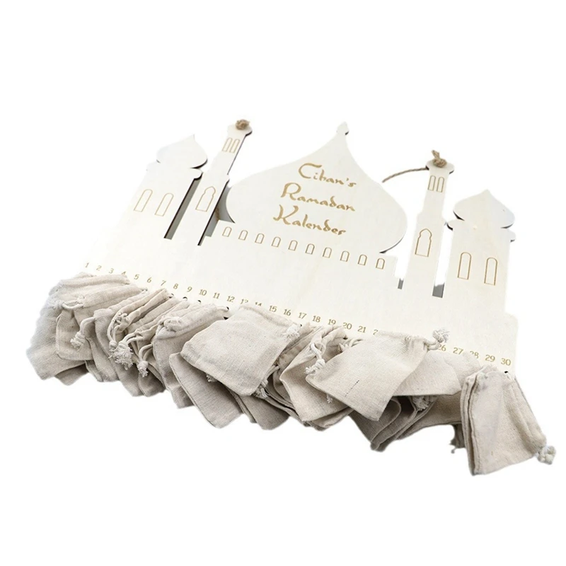 Подвеска в виде замка Ramadans из мешковины, деревянный календарь с обратным отсчетом и сумками, настенный настольный домашний декор, Мубарак, Мубарак, советы в исламе, прочные
Подвеска в виде замка Ramadans из мешковины, деревянный календарь с обратным отсчетом и сумками, настенный настольный домашний декор, Мубарак, Мубарак, советы в исламе, прочные