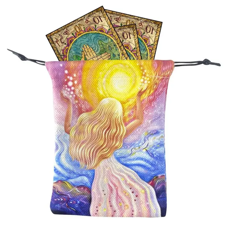 Сумка для карт Tarot, плотная и многоразовая сумка для кубиков, сумка для украшений, Сумка Для Таро руны, сумка для игральных карт, монет, косметики, торговых карт
Сумка для карт Tarot, плотная и многоразовая сумка для кубиков, сумка для украшений, Сумка Для Таро руны, сумка для игральных карт, монет, косметики, торговых карт