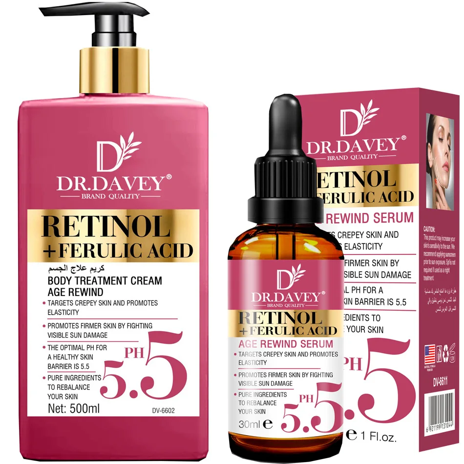 

Retinol Body Lotion Firming For Face, Body, Dry Skin Improves Elasticity Age Rewind Serum For Face Whitening Serum Brightening