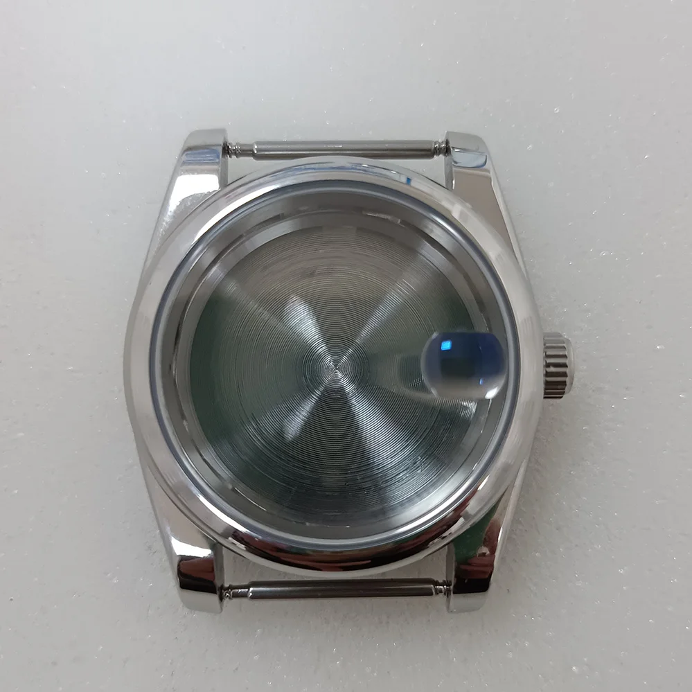 36mm Beveled Stainless Steel Watch Case Transparent/Dense Bottom Sapphire Glass Men's Assembled Case for NH35/NH36 Movement
36mm Beveled Stainless Steel Watch Case Transparent/Dense Bottom Sapphire Glass Men's Assembled Case for NH35/NH36 Movement