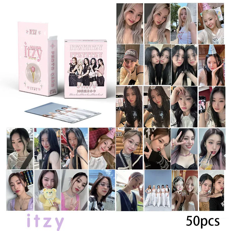 Альбом KPOP ITZY, лазерная маленькая карточка, ломо-карточка, YEJI Lia RYUJIN CHAERYEONG YUNA, Подарочная открытка для девочек, блестящая фотокарточка, 50 шт./набор
Альбом KPOP ITZY, лазерная маленькая карточка, ломо-карточка, YEJI Lia RYUJIN CHAERYEONG YUNA, Подарочная открытка для девочек, блестящая фотокарточка, 50 шт./набор