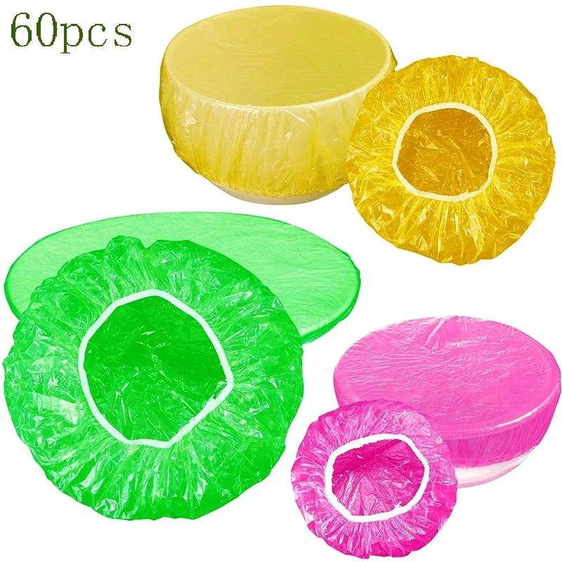 

Food Cover Flies Food Sealed Preservation Bowls Elastic Plate Covers Vacuum Bags Fruits Saran Wrap for Kitchen Food Fresh Seal
