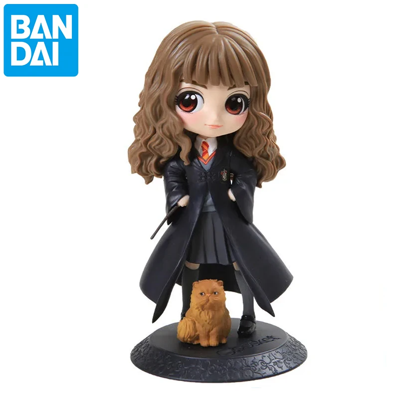 

Bandai Genuine Harry Potter Figure Toys Anime Character Hermione&Crookshanks 15cm PVC Action Model Decoration Kids Gifts