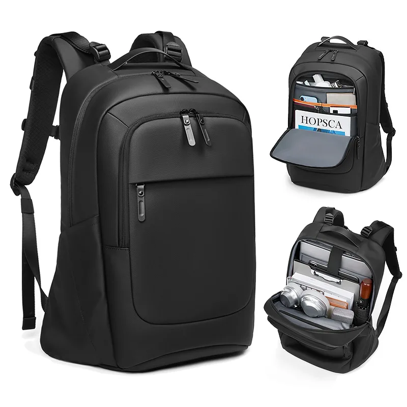 

Вместительный деловой рюкзак для мужчин, повседневная сумка для компьютера 16 дюймов, школьный портфель для студентов колледжа, дорожный деловой ранец