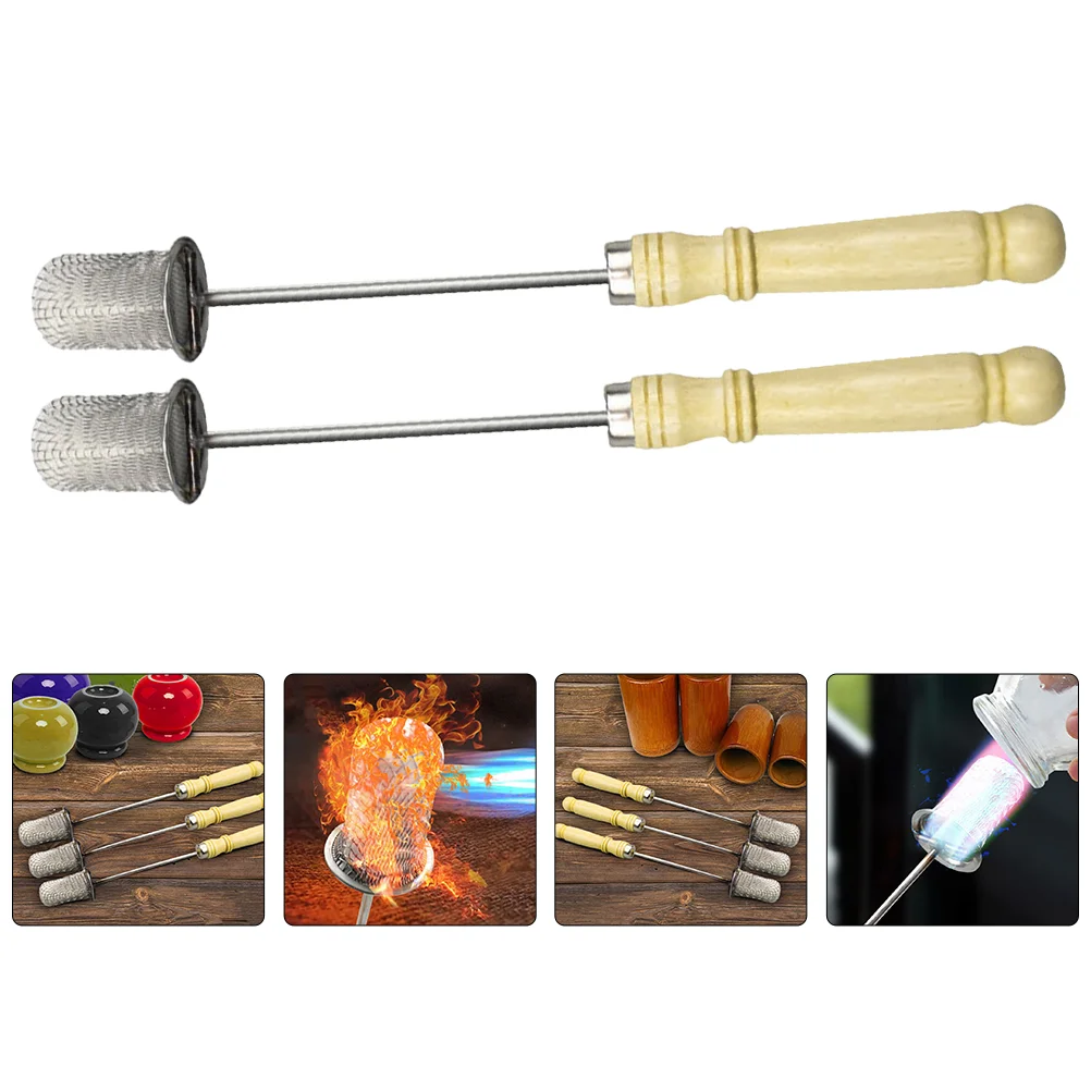 

2 Pcs Cupping Ignition Stick Store Cotton Rod Fire Rods Massage Tool Massaging Accessory Igniter