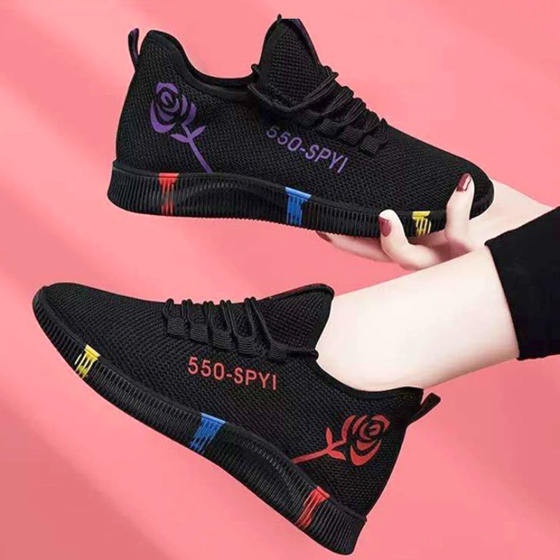Casual Outdoor Sports Shoes Autumn Lightweight Non-slip Tennis Shoes Soft Breathable Fashion Flower Sneakers Zapatillas Mujer
Casual Outdoor Sports Shoes Autumn Lightweight Non-slip Tennis Shoes Soft Breathable Fashion Flower Sneakers Zapatillas Mujer
