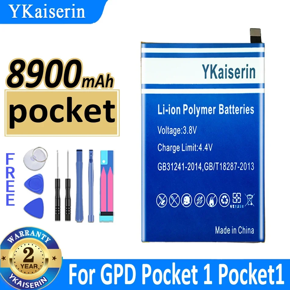 

8900mAh YKaiserin Laptop Battery For GPD Pocket 1 Pocket1 Batteries