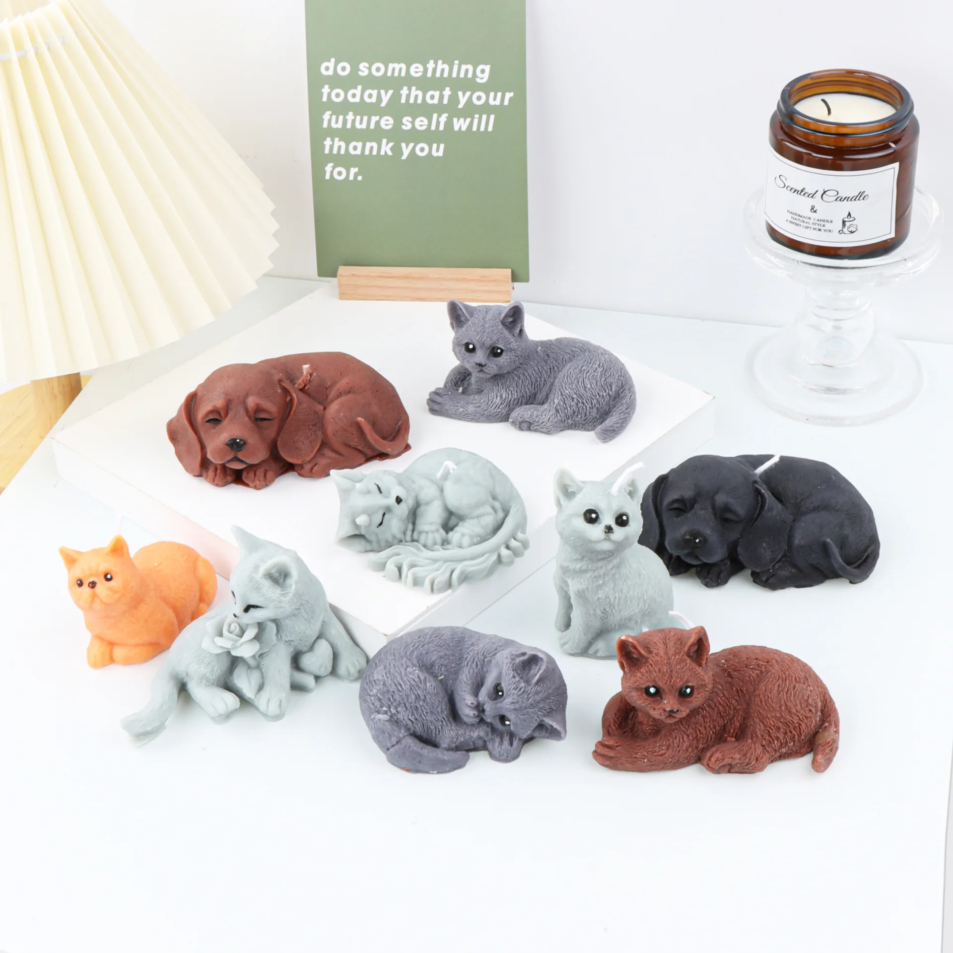 Pet Cats Dogs Foxes Silicone Mold for Ice Gypsum Cement Plaster Epoxy Resin Molds Soaps Handmade Making Candles Home Decoration
Pet Cats Dogs Foxes Silicone Mold for Ice Gypsum Cement Plaster Epoxy Resin Molds Soaps Handmade Making Candles Home Decoration