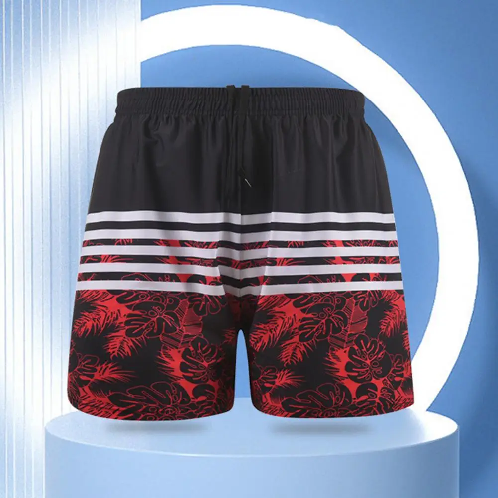 

Мужские пляжные шорты быстросохнущие полосатые мужские плавательные шорты для горячей весны пляжные дышащие штаны для купания с эластичным поясом для мужчин