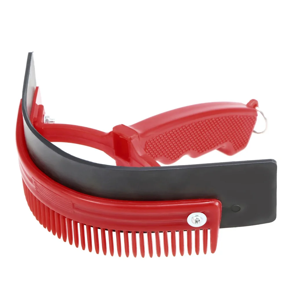 Horse Sweat Scraper With Anti-skid Ergonomic Grip, Bathing Water Sweat Scraper With Comb For Horse Grooming Supplies
Horse Sweat Scraper With Anti-skid Ergonomic Grip, Bathing Water Sweat Scraper With Comb For Horse Grooming Supplies