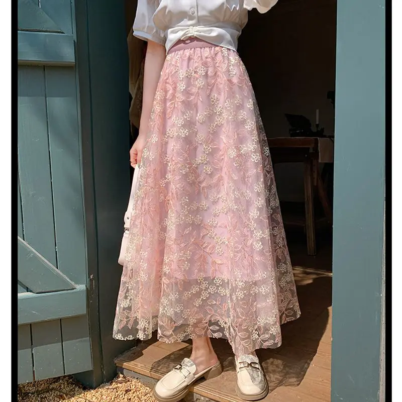 2023 Women's Skirts New Style in Spring and Summer Y2k Sense of Design Gauze High Waist Loose and Comfortable Free Shipping
2023 Women's Skirts New Style in Spring and Summer Y2k Sense of Design Gauze High Waist Loose and Comfortable Free Shipping