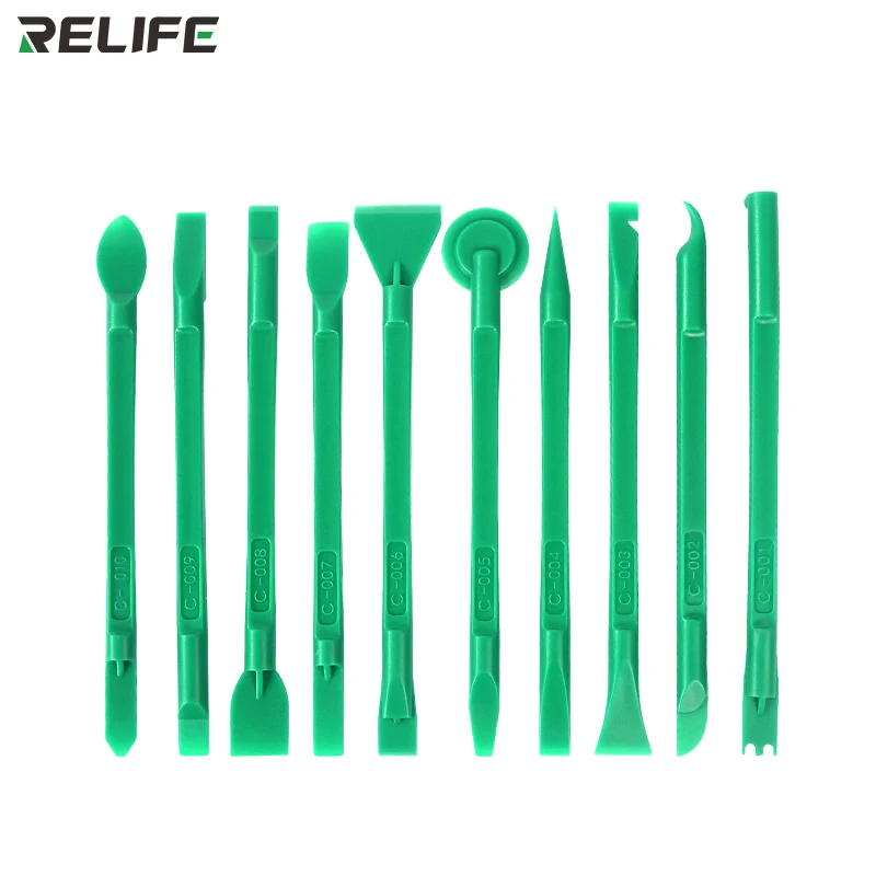 RELIFE RL-049C High Hardness Bilateral Disassembly Rod for Mobile Phone Laptop 10in1 Anti-static Dismantling Tool Set
RELIFE RL-049C High Hardness Bilateral Disassembly Rod for Mobile Phone Laptop 10in1 Anti-static Dismantling Tool Set