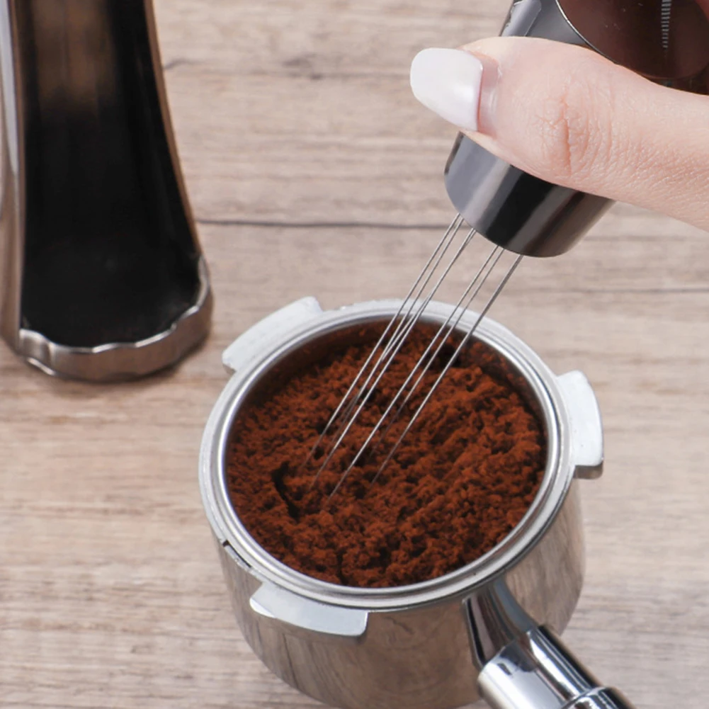 Stainless Steel Cloth Powder Needle Espresso Powder Dispenser Leveler Aluminum Alloy Coffee Powder Dispenser Needle
Stainless Steel Cloth Powder Needle Espresso Powder Dispenser Leveler Aluminum Alloy Coffee Powder Dispenser Needle