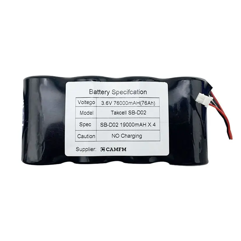 

SB-D02 3.6V 76Ah Fluid Measuring Instrument Battery Pack