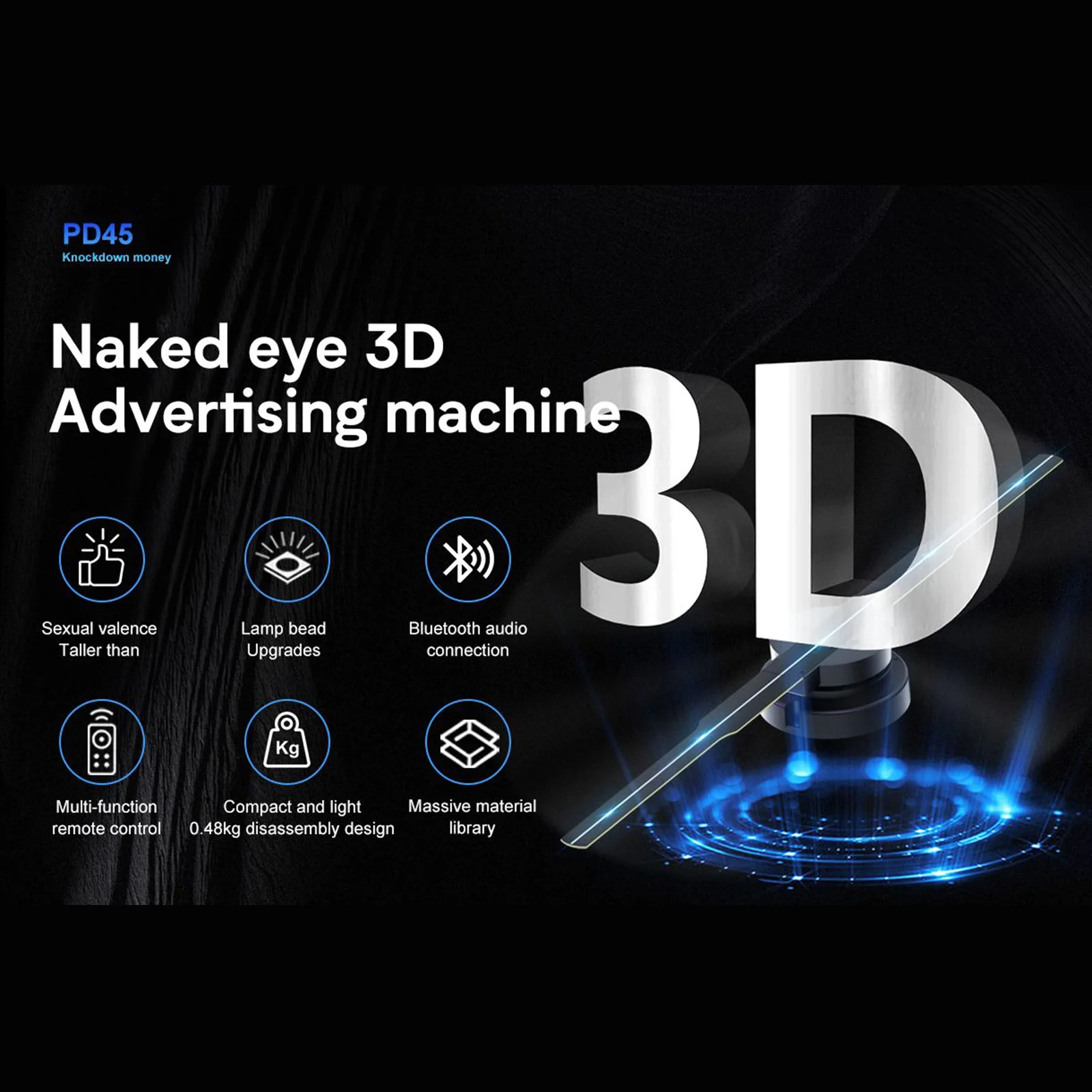 3D Голограмма, веер 352 Φ, бусины 2000x480P, 3D рекламный плеер с высоким разрешением для бизнеса, магазина, бара
3D Голограмма, веер 352 Φ, бусины 2000x480P, 3D рекламный плеер с высоким разрешением для бизнеса, магазина, бара