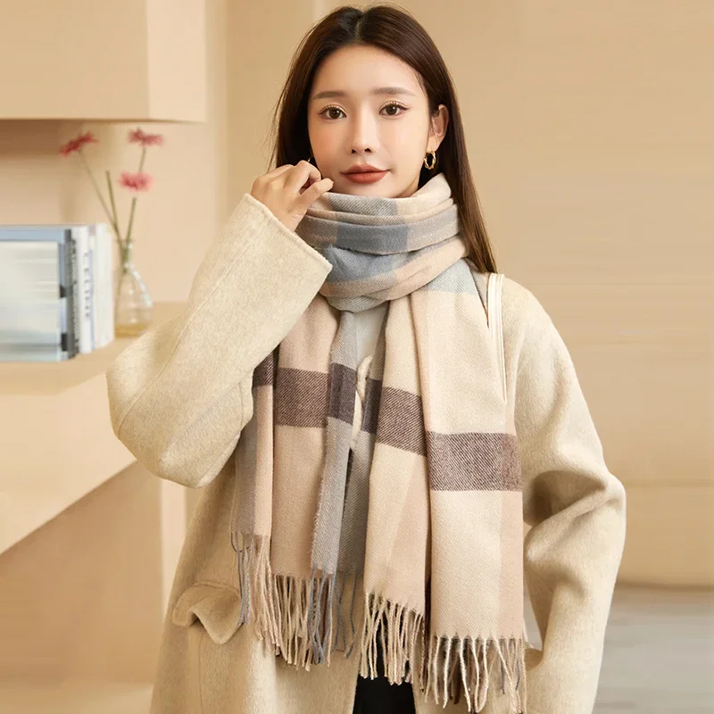 2023 New Plaid Female Tassel Soft Wear Long Cashmere Fashion Winter Women Scarf Thin Shawls and Wraps Lady Pashmina Scarves T170
2023 New Plaid Female Tassel Soft Wear Long Cashmere Fashion Winter Women Scarf Thin Shawls and Wraps Lady Pashmina Scarves T170
