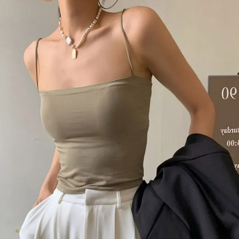 

Halter Crop Tops Women Summer Camis Sexy Tank Top Black Sleeveless Cropped Vest Backless Camisole Fashion Casual Tube Top