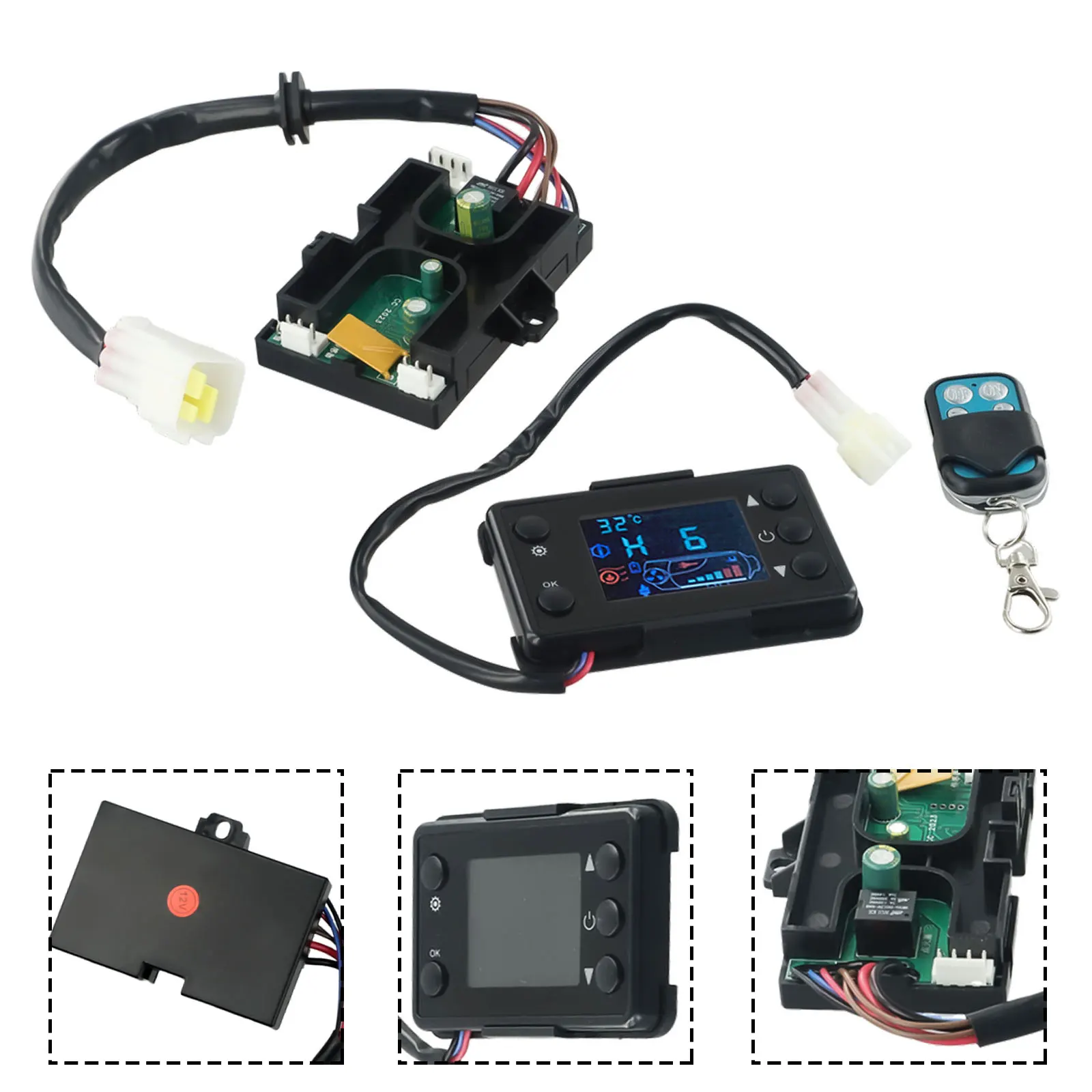 Air Diesel Heater Parking Remote Controller LCD Monitor Switch MotherBoard 12V For 3KW 5KW 8KW Air Diesel Parking Heater
Air Diesel Heater Parking Remote Controller LCD Monitor Switch MotherBoard 12V For 3KW 5KW 8KW Air Diesel Parking Heater