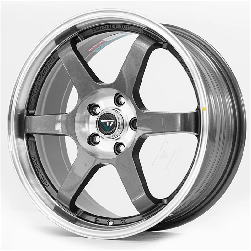 

VLF08 Factory Wholesale Car alloy wheel r17 5x108 Matte Black Aluminum te37 wheels VLF-Flow-Form