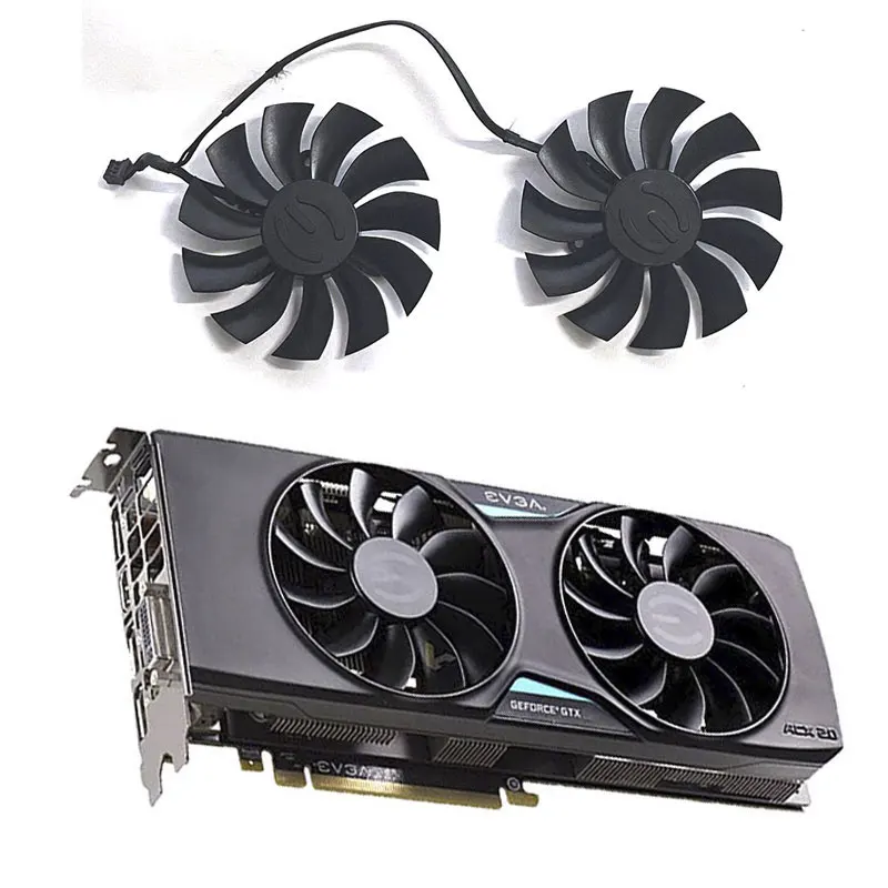 

Brand New Original 85MM 4PIN PLA09215B12H GPU Cooler For EVGA GTX 1080 1070 1060 980 970 960 950 Graphics card cooling fan