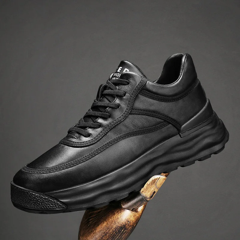 Мужские кроссовки, новинка осень-зима 2023, мужская спортивная обувь на толстой подошве, Студенческая Повседневная обувь, кожаная дизайнерская мужская обувь с высоким верхом 
Мужские кроссовки, новинка осень-зима 2023, мужская спортивная обувь на толстой подошве, Студенческая Повседневная обувь, кожаная дизайнерская мужская обувь с высоким верхом