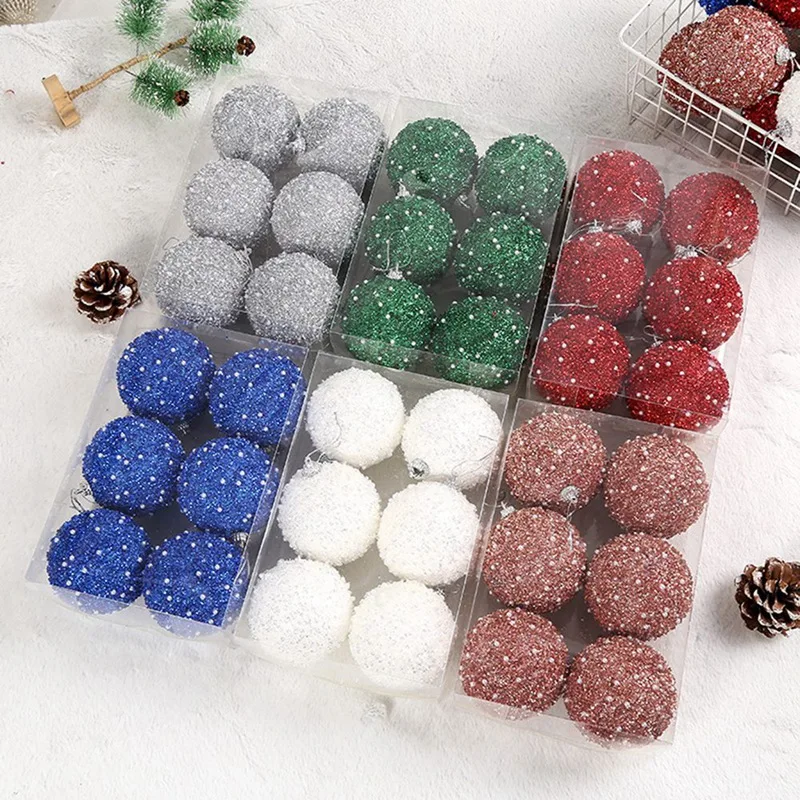8Cm/6PCS Pearl Diamond Sequin Christmas Ball Case Home Store Holiday Party Pendants Christmas Tree Hanging Decoration
8Cm/6PCS Pearl Diamond Sequin Christmas Ball Case Home Store Holiday Party Pendants Christmas Tree Hanging Decoration