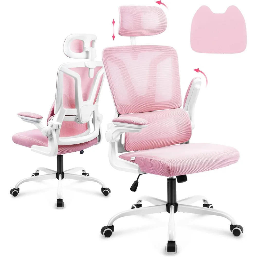 Ergonomic Office Chair With Lumbar Support Pillow Free Shipping Mesh Office Chair With Headrest & Adjustable Arms Gaming Gamer
Ergonomic Office Chair With Lumbar Support Pillow Free Shipping Mesh Office Chair With Headrest & Adjustable Arms Gaming Gamer