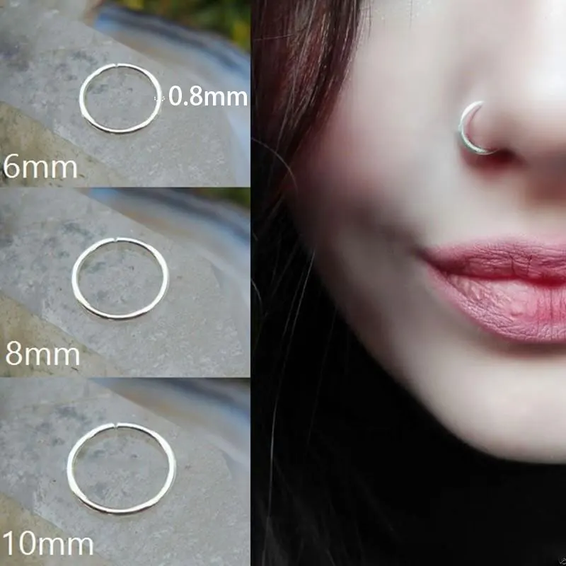 2Pcs Fashion Surgical Steel Nose Hoop Nose Ring Stud Punk Style Body Piercing Jewelry Nose Cartilage Tragus Helix Ear Piercing
2Pcs Fashion Surgical Steel Nose Hoop Nose Ring Stud Punk Style Body Piercing Jewelry Nose Cartilage Tragus Helix Ear Piercing