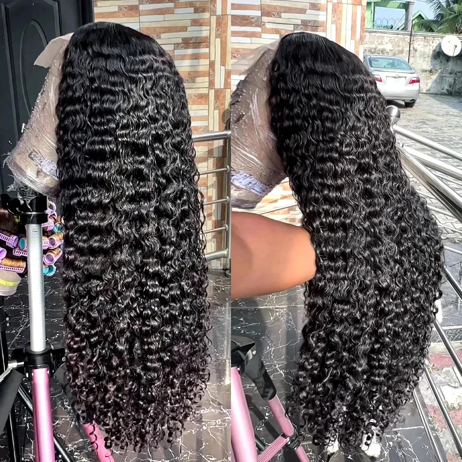 

250% Loose Deep Wave 13x4 13x6 HD Lace Frontal Wig Brazilian 30 40 Inch Curly 4x4 5x5 Lace Frontal Human Hair Wigs For Women