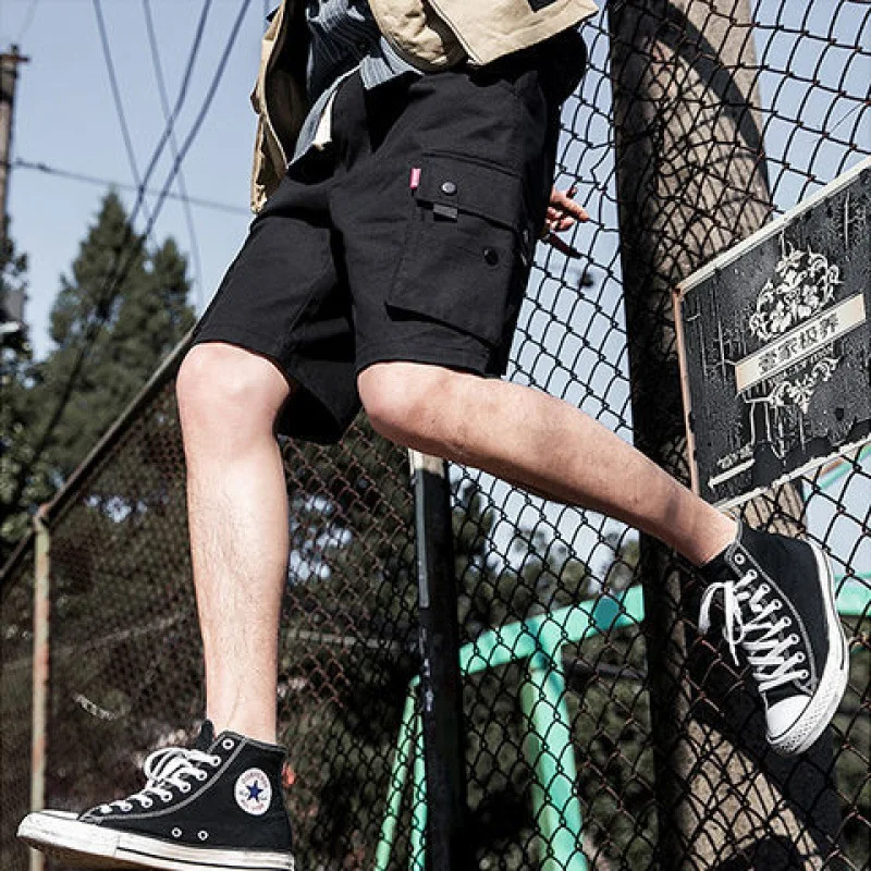 Korean Version Cargo Shorts Men Women Hip Hop Harajuku Pockets Wide Leg Short Bf Couple Y2k Streetwear High Waist Straight Pants
Korean Version Cargo Shorts Men Women Hip Hop Harajuku Pockets Wide Leg Short Bf Couple Y2k Streetwear High Waist Straight Pants