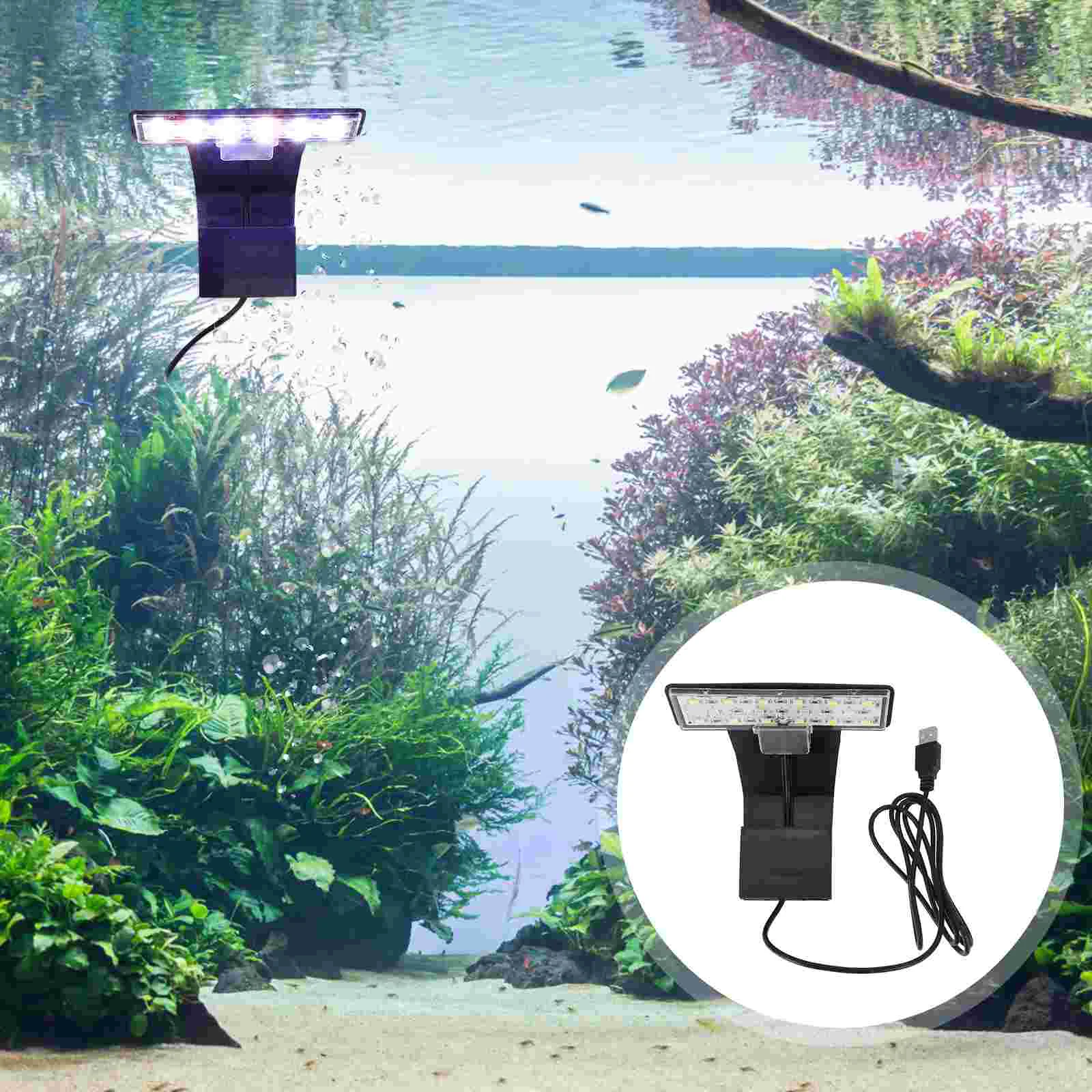Fish Tank Lights Waterproof Lamp USB Aquarium Lighting Aquatic Clip LED Plant Grow Clip-on
Fish Tank Lights Waterproof Lamp USB Aquarium Lighting Aquatic Clip LED Plant Grow Clip-on