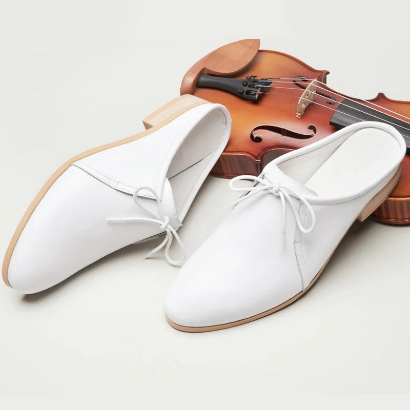 Trendy Male Genuine Leather Closed Toe Sandals Slip-on Open Back Summer Casual Shoes Leisure Men's White Slides
Trendy Male Genuine Leather Closed Toe Sandals Slip-on Open Back Summer Casual Shoes Leisure Men's White Slides