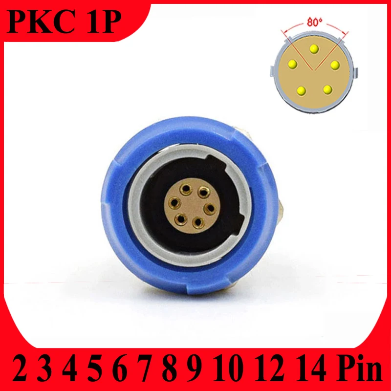 PKC 1P 80 Degree 2 3 4 5 6 7 8 9 10 12 14 Pins Hole Two Keyings Medical Plastic Push-pull self-locking Female socket Connector
PKC 1P 80 Degree 2 3 4 5 6 7 8 9 10 12 14 Pins Hole Two Keyings Medical Plastic Push-pull self-locking Female socket Connector