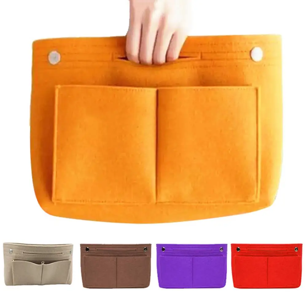 Multi-Pocket Felt Storage Bag Make Up Organizer Felt Insert Bag Handbag Inner Purse Cosmetic Bags Luxury Bag Insert Organizer
Multi-Pocket Felt Storage Bag Make Up Organizer Felt Insert Bag Handbag Inner Purse Cosmetic Bags Luxury Bag Insert Organizer