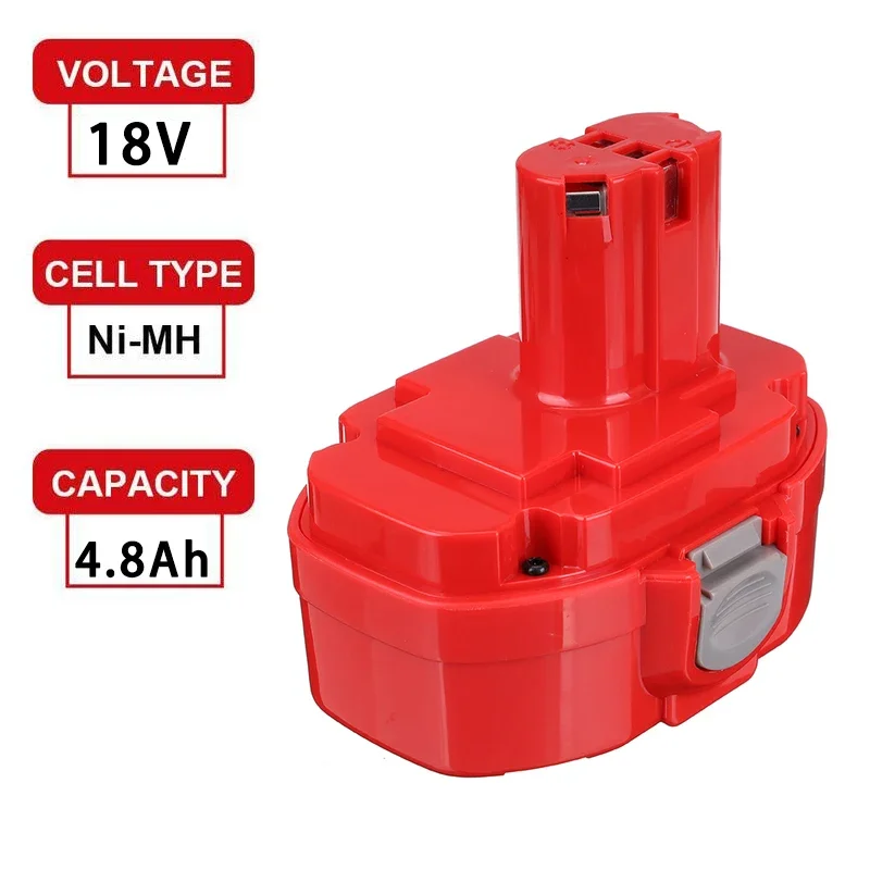 Сменный аккумулятор 18 в для Makita PA18 1822 1823 1833 1834 1835 4800 мАч, аккумулятор для электроинструментов, шуруповерта, NiMH, 4000 мл, серия UB
Сменный аккумулятор 18 в для Makita PA18 1822 1823 1833 1834 1835 4800 мАч, аккумулятор для электроинструментов, шуруповерта, NiMH, 4000 мл, серия UB